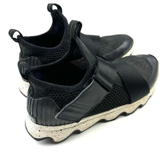 Sorel Black and White Women's Sneakers - Picture 4 of 9